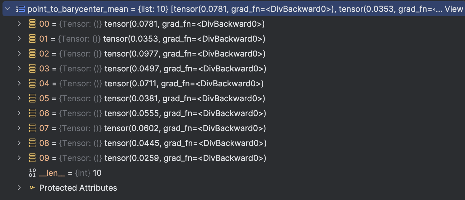 PointsTobarycentermean